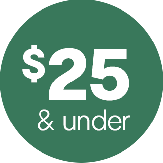 $25 & under
