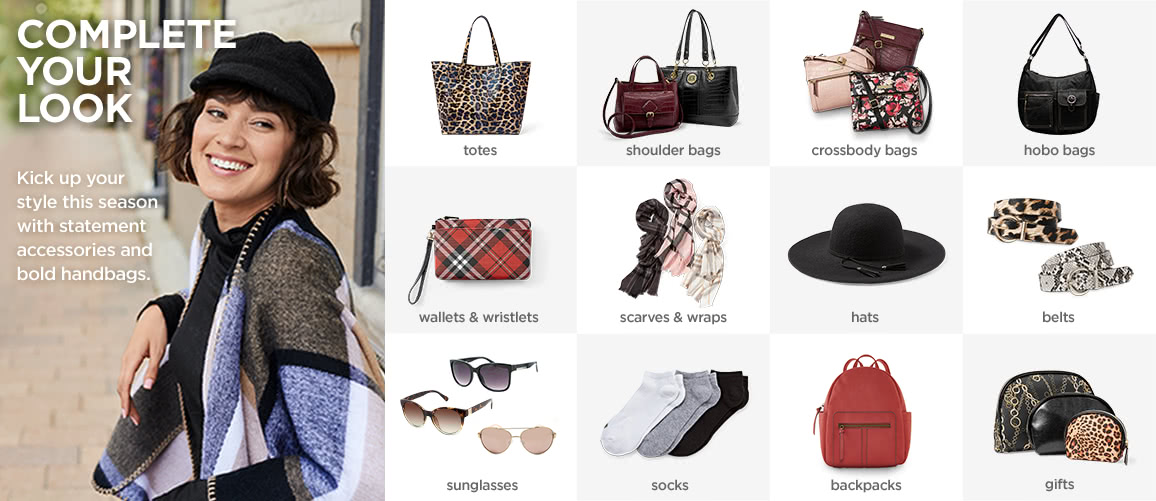 Accessories and Handbags