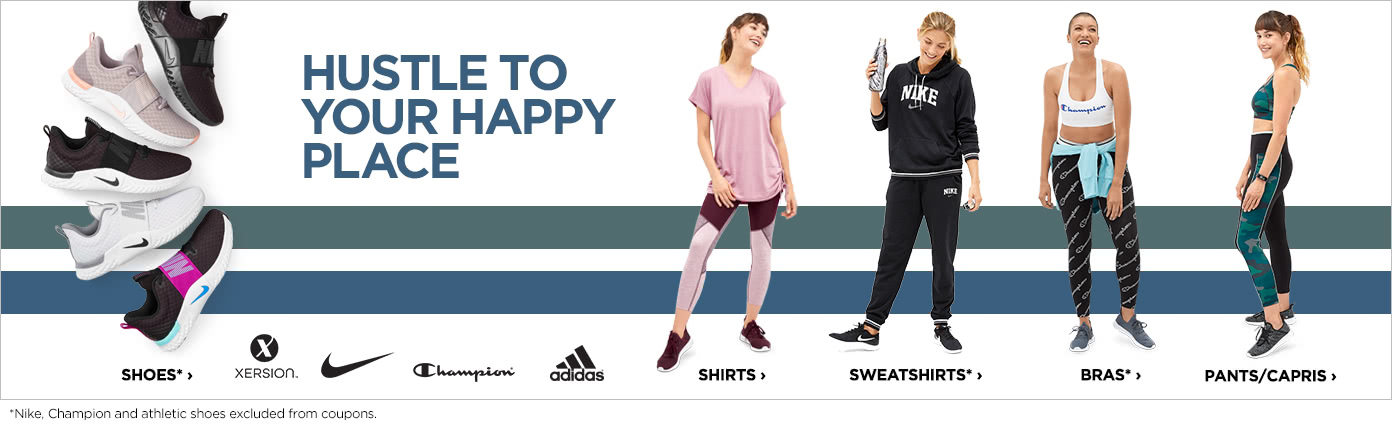jcpenney womens athletic wear