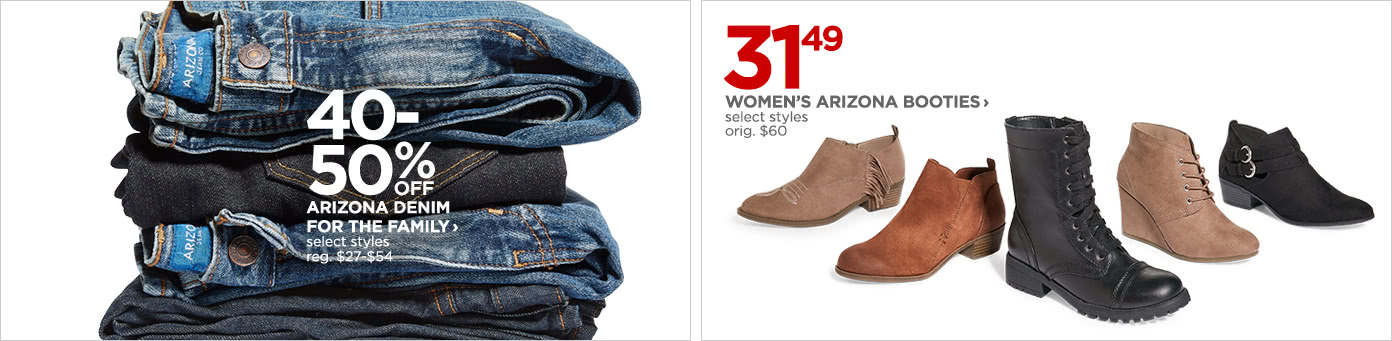 Arizona Denim and Women's Booties