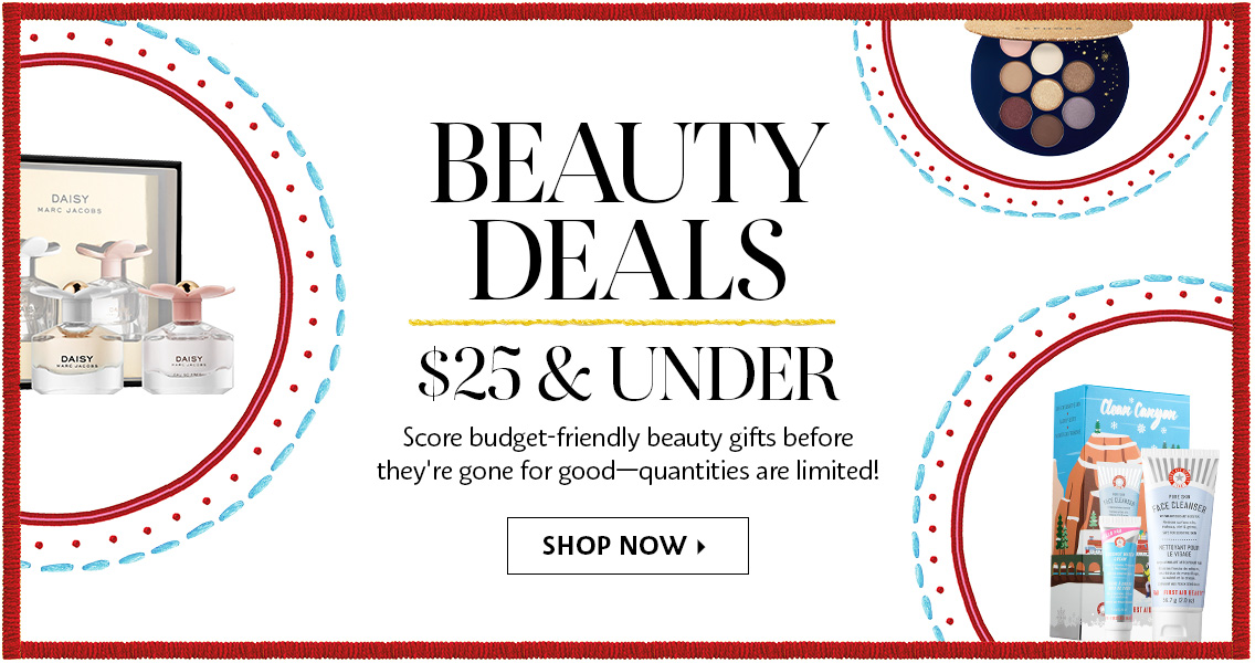 Beauty Deals 25 and Under