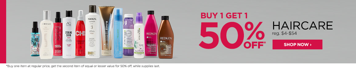 Buy 1 Get 1 50% Off Haircare