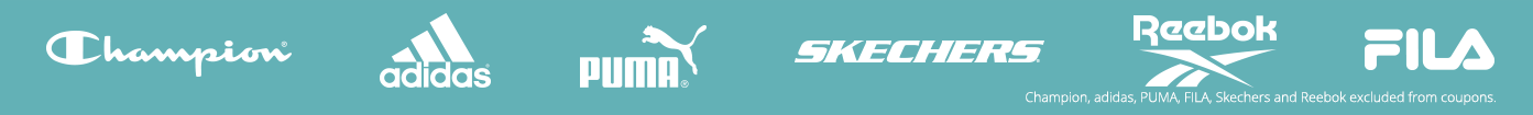 Champion | adidas | Puma | Skechers | Reebok | FILA