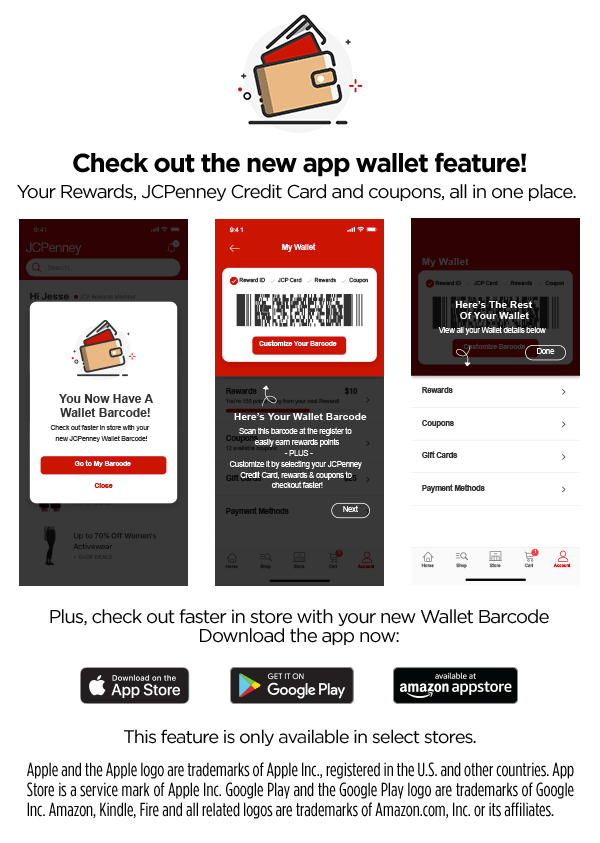 JCPenney App Wallet