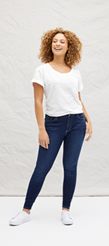 ana slim bootcut jeans