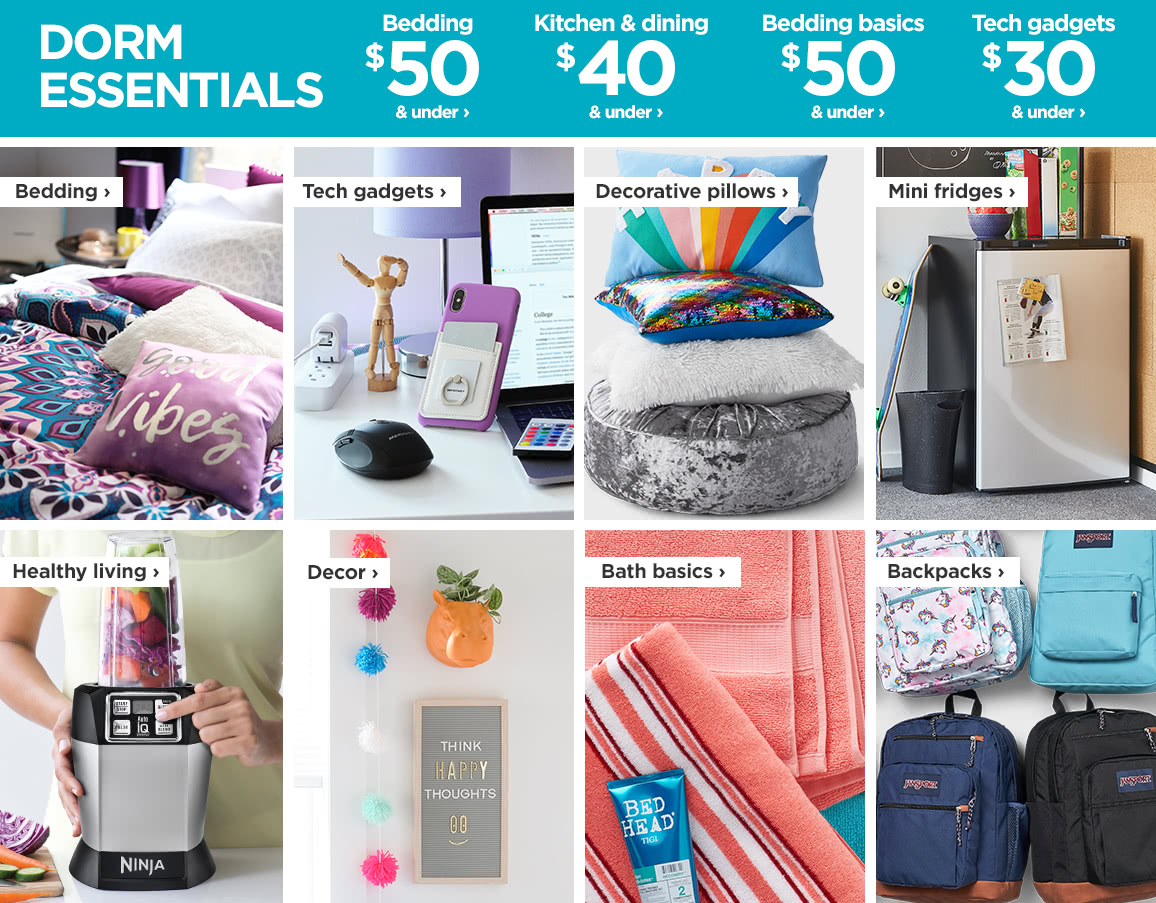 Dorm Bedding & Décor College Dorm Room Furniture JCPenney