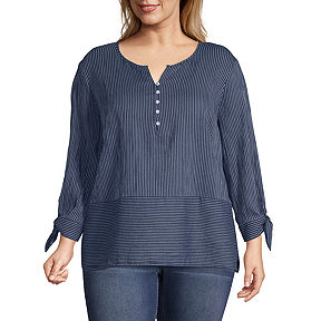 jcpenney plus size shirts