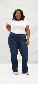 Mid-Rise Bootcut Jean