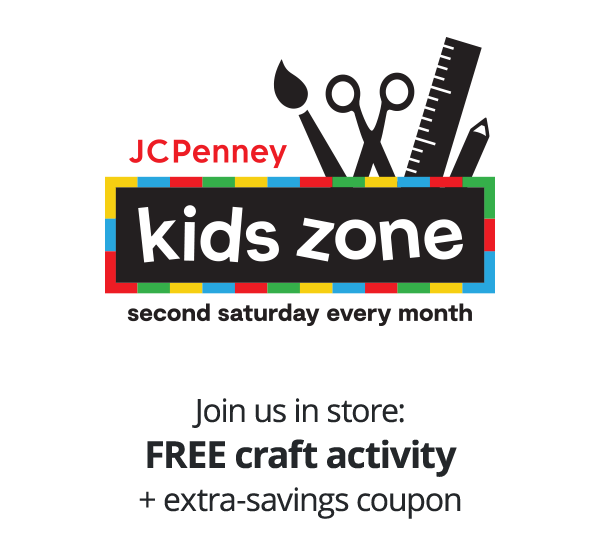 JCPenney Kids Zone  Shop & Save with Exclusive In-Store Coupon