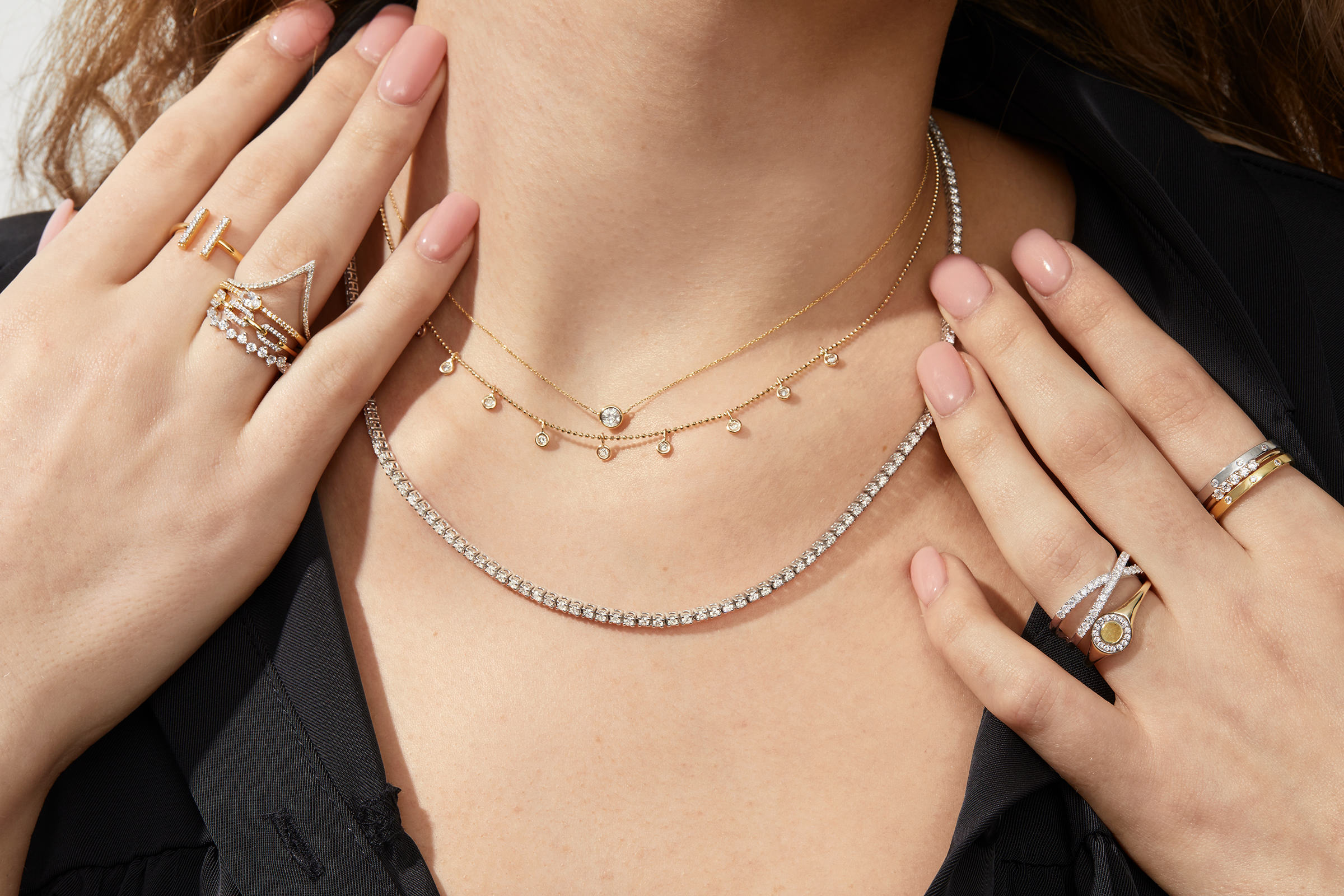 Necklace Layering 101: Easy Styling Tips - Doused in Pink