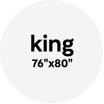 King 76x80 inch