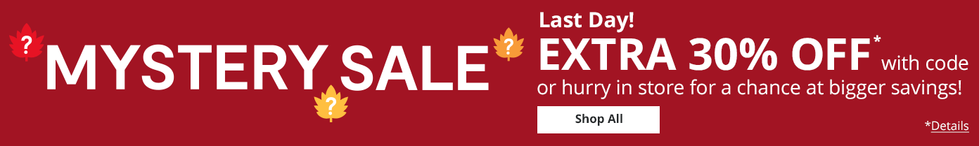 Last Day! Mystery Sale