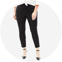 jcpenney plus size pants suits