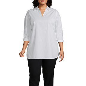 jcpenney plus size shirts
