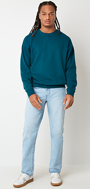 men's relaxed fit tapered leg jeans