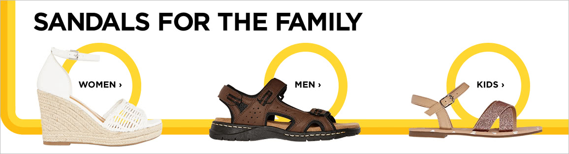 Sandals for the family