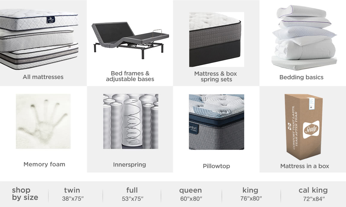 Mattresses & Box Springs Online Mattress Deals JCPenney