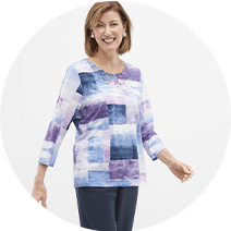 alfred dunner summer tops