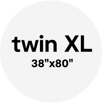 twin xl 38x80 inch