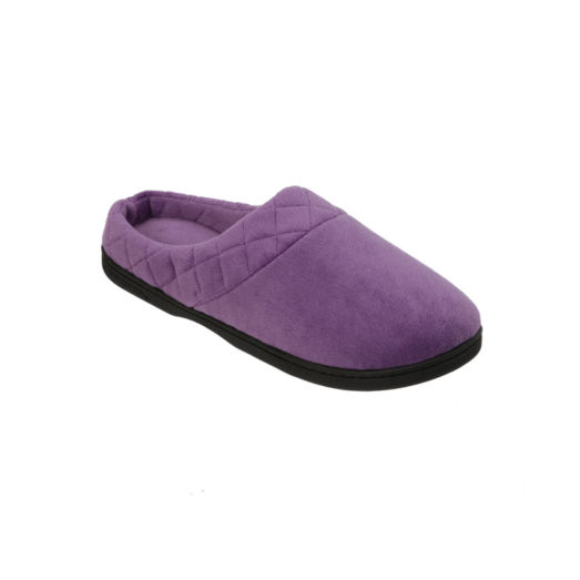 purple bedroom slippers
