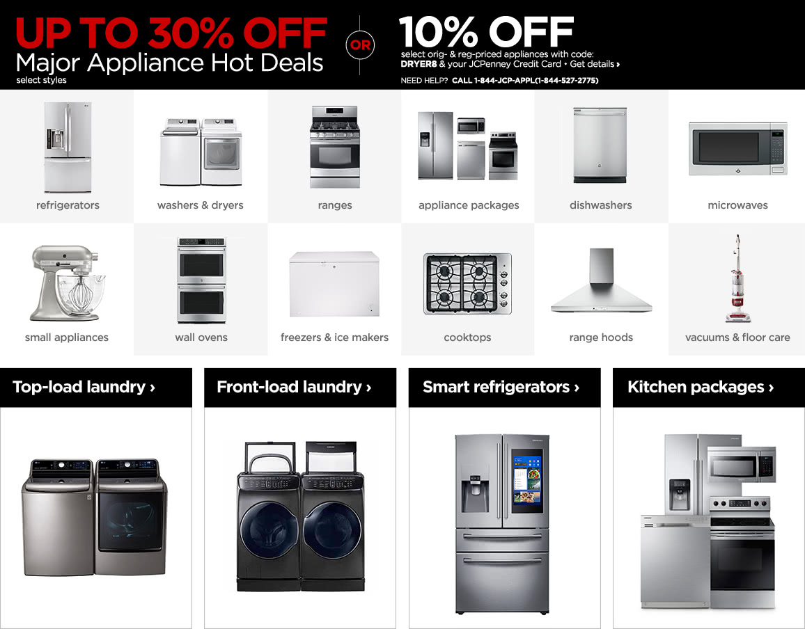 appliance store household appliances jcpenney