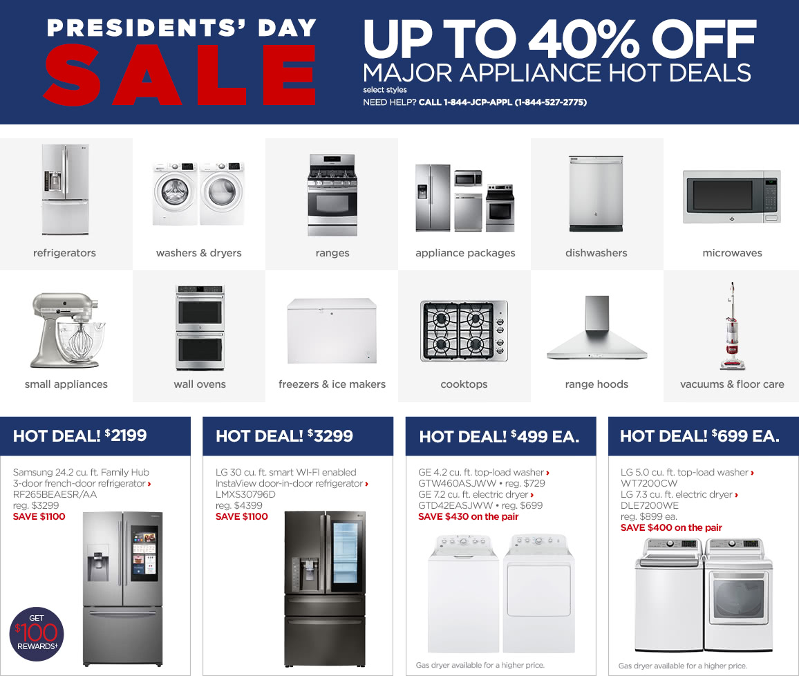 Up to 40% Off Major Appliance Hot Deals