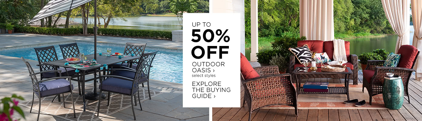 Up to 50% off Outdoor Oasis