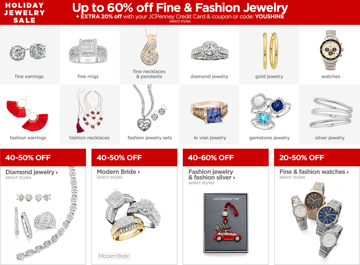 Up to 60% Off Fine and Fashion Jewelry