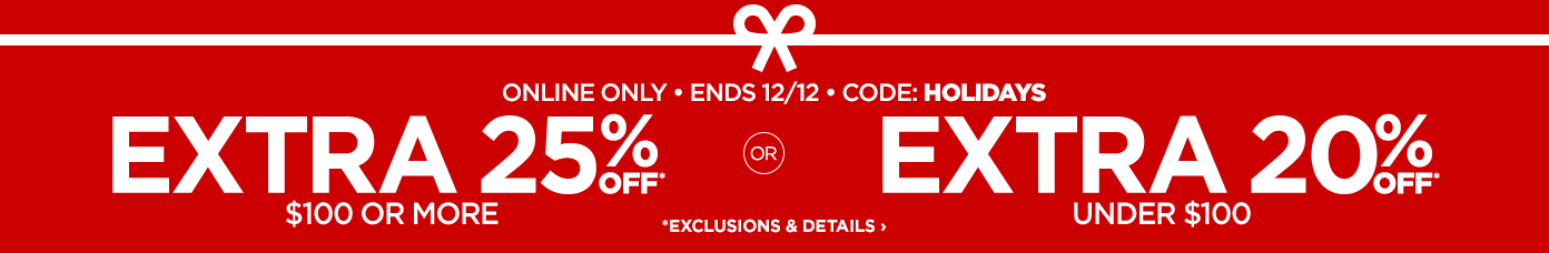 Use code HOLIDAYS