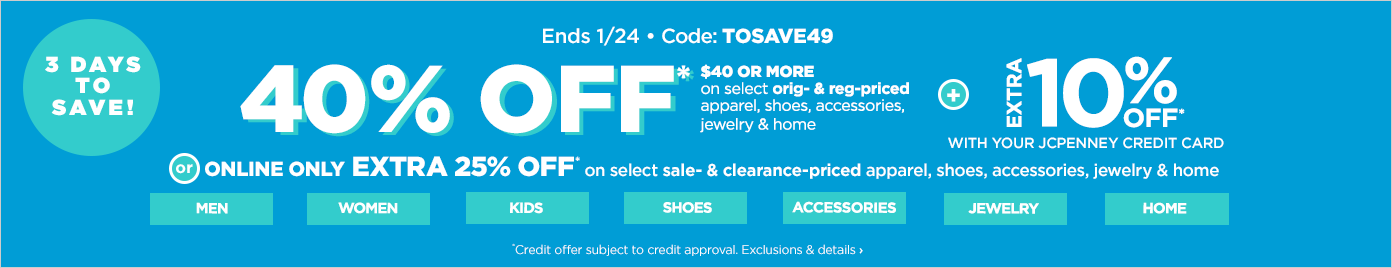 use code TOSAVE49