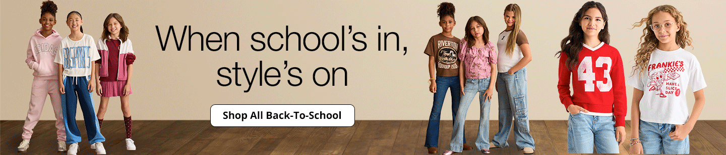 When school's in, style's on When school's in, style's on