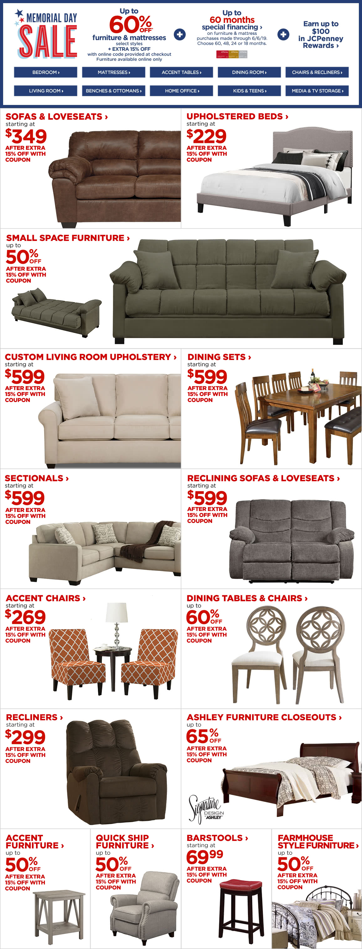 Furniture Store | Home Furniture Memorial Day Sale | JCPenney